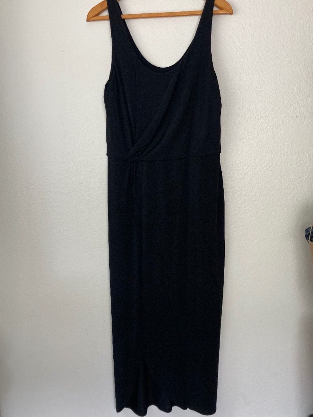 Halston Heritage Maxi Dress sz Large Evening Quiet Luxury Elegant Minimalist